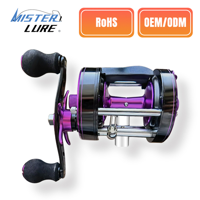 MISTER LURE 6+1BB Metal Trolling Fishing Reel 5.3:1Fishing Reel Saltwater Boat Fishing Jigging Reel