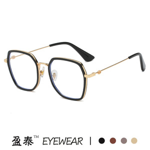 G Brand <b>Large</b> Rectangle TR Metal Hybrid Eyeglasses <b>Frame</b> Anti Blue Light Plano Unisex Full <b>Frame</b> - Product Image 4