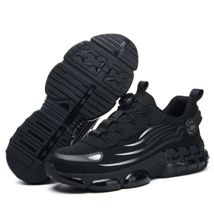 Calzado de Seguridad Deportivo Negro para Hombre, Zapatos de Trabajo Industriales Flexibles y Cómodos - Product Image 5