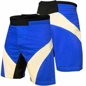 กางเกง MMA แบบสั่งทำพิเศษสำหรับชกมวย คิกบ็อกซิ่ง และฝึกซ้อม กางเกงต่อสู้สำหรับผู้ชายมืออาชีพ น้ำหนักเบา สำหรับกีฬาต่อสู้แบบ Grappling ชุดกีฬา MMA - Product Image 3