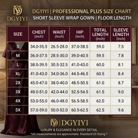 Robe de Soirée Grande Taille Personnalisée pour Femme, Robe Longue en Satin Lourd à Manches Courtes, Idéale pour Soirées et Bals de Promo, du S au 5X