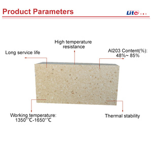 क्यूपोला भट्ठी के लिए शीर्ष गुणवत्ता उच्च अपवर्तक उच्च अपवर्तक ईंट का निर्माण - Product Image 2