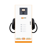 Nouveau chargeur DC pour véhicules électriques KED 120-240KW avec deux pistolets 80KW CCS et 60KW Chademo Combo OCPP1.6j, usage commercial, garantie de 2 ans