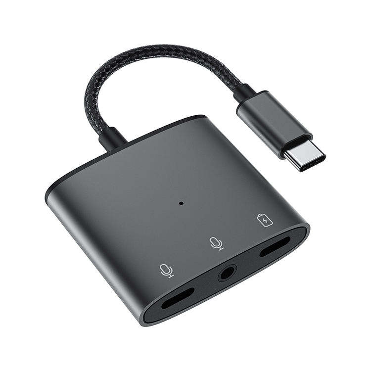 PD Fast Charger in Type C to Audio Adapter Splitter Headphone  Jack Adapter for google samsung sony iPad