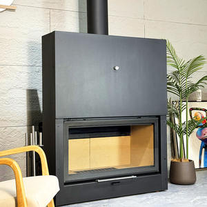 <span class=keywords><strong>Cheminée</strong></span> à bois en acier, combustion efficace sans fumée, pour salon, villa, chauffage intérieur, à vendre - Product Image 3