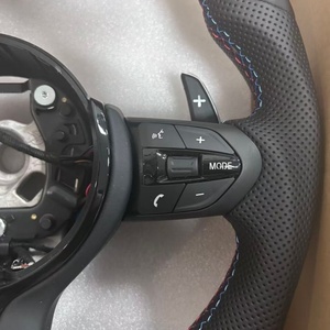 Volante de Coche de Cuero Completo con Base Plana para <span class=keywords><strong>BMW</strong></span> F30 F10 F21 F22 F15 F16 F45 F32 X1 X2 X3 X4 E70 E90, Modelo Plug and Play - Product Image 3