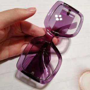 Nouveautés 2022, lunettes de soleil carrées rétro à grande monture, lunettes de soleil dégradées UV400 surdimensionnées pour femmes - Product Image 3