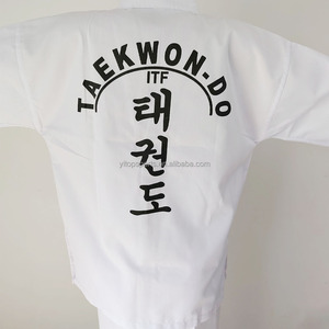 Uniformes de Taekwondo <span class=keywords><strong>ITF</strong></span> de Artes Marciales de Alta Calidad, Dobok <span class=keywords><strong>TKD</strong></span> <span class=keywords><strong>ITF</strong></span> Personalizado - Product Image 5