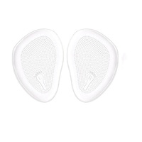 Demi-semelles en gel transparent souple pour femmes, coussinets d'avant-pied pour talons hauts, 3 styles, inserts antidérapants pour chaussures, soulagement de la douleur, confort PU