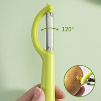 4 Stuks Plantaardige Aardappelschillers Set, Y Dunschiller Keuken Voor Appelfruit Wortel Courgette Komkommer Aardappelen Goede Grip Vegetarische Dunschiller