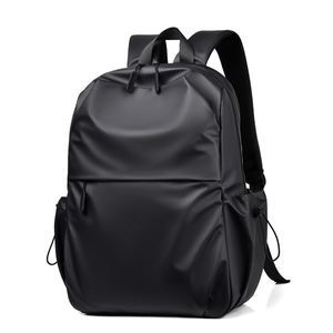 Mochila para Computadora, Tendencia de Moda, Color Sólido Simple, Mochila de Viaje de Gran Capacidad, Venta al por Mayor, RTS, Pedido Mixto al por Mayor - Product Image 2