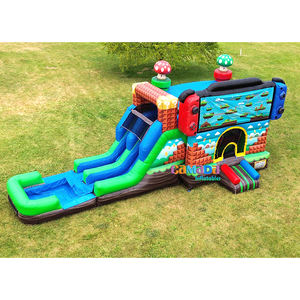 Castillo Inflable de PVC de Alta Calidad, Castillo Hinchable con Tobogán, Juego Infantil para Exteriores, Ideal para Negocios - Product Image 2
