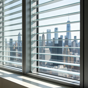 Finestra a Persiana Architettonica Sunnysky in Alluminio Resistente, Protezione Privacy, Anti-Intrusione, Impermeabile per Esterni - Product Image 1