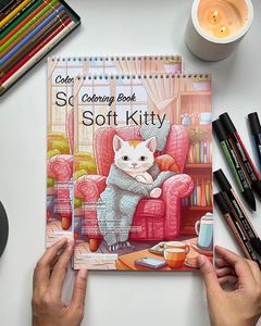 Livre de coloriage personnalisé à la mode, livres de <span class=keywords><strong>dessin</strong></span> à spirale imprimés, livre de coloriage pour enfants et adultes pour soulager l'anxiété - Product Image 2