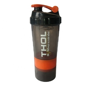 Botol <span class=keywords><strong>Shaker</strong></span> Sport Plastik Bebas BPA dengan Logo Kustom dan Filter Protein - Product Image 1