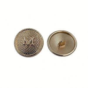 Gabardina de punto de malla en forma de M Abrigo de suéter de lana Botón de metal - Product Image 5