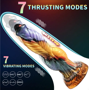 3 en 1 énormes godes épais jouets anaux monstre gros gode poussée gode sex toy vibrateur - Product Image 3