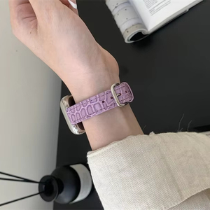 BEEFLYPOWER Correa de Cuero de Lujo con Hebilla de Pin y Diseño Deportivo de 18, 20 y 22 mm para Relojes Serie 11, 10, 8, 9, <span class=keywords><strong>7</strong></span> y SE - Product Image 2