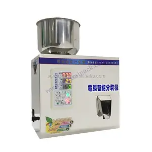 Automatic scale herb filling and weighing machine tea leaf powder grain seed,salt rice packing machine powder filler