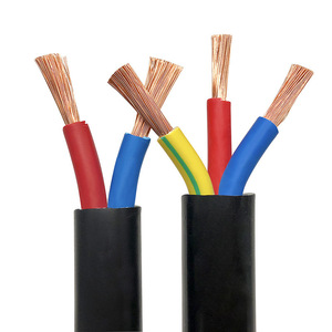 3C chứng nhận dây điện tử rvv lõi đồng dây vuông 3 4 5 lõi 1 2.5 4 6 10 ngoài trời không thấm nước vỏ cáp - Product Image 1