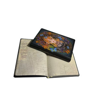 Personalized Custom-made Cold-<b>pressed</b> Retro-style Hardcover Notebook - Product Image 3