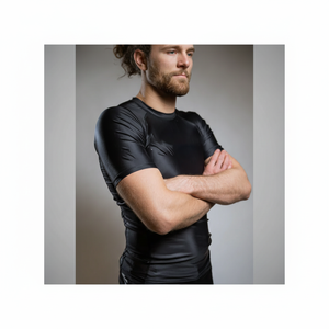 Top Trending Rash Guards para hombres Dry Fit Crew Neck Elástico Transpirable Bjj Rash Guards a precios muy razonables - Product Image 1