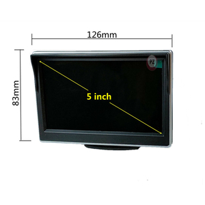 <span class=keywords><strong>5</strong></span>インチAHDカーモニター1024*600サポートAHD CVBS信号2つのビデオ入力720P1080Pカメラオプションの反転補助 - Product Image 6