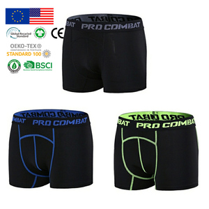 Sous-vêtements pour hommes respirants de couleur personnalisée, fabriqués par le fabricant d'origine, caleçons et boxers pour hommes, caleçons boxers en spandex à haute élasticité - Product Image 1