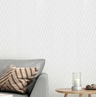 Papier peint 3D moderne personnalisé à coller soi-même, texture corde, pour la décoration du salon d'un appartement, résistant à la fumée et à l'humidité