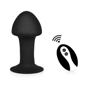 เซ็กซ์เบย์ ปลั๊กสั่นแบบเห็ดซิลิโคน ควบคุมด้วยรีโมท ชาร์จผ่าน USB สำหรับคู่รัก กระตุ้นต่อมลูกหมาก นวดหลังสำหรับผู้ชาย - Product Image 1