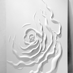 Conjunto de Pinturas Abstractas en Acrílico Hechas a Mano con Textura 3D, Estilo Wabi Sabi, Beige Neutro, Arte de Pared en Lienzo - Product Image 6