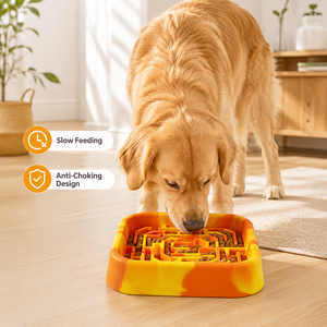 Gamelle anti-glouton en silicone écologique et antidérapante pour chien, avec <span class=keywords><strong>labyrinthe</strong></span>, personnalisable avec logo, vente en gros - Product Image 3