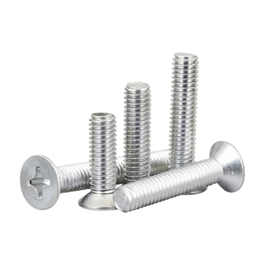 Viti a <span class=keywords><strong>Testa</strong></span> <span class=keywords><strong>Svasata</strong></span> in Lega di Alluminio M3 M4 M5 M6 M8 M10, Bulloni a Croce Piatta, Leggeri, Filettatura Metrica - Product Image 4