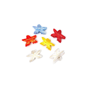 Fermaglio per capelli a forma di stella marina da 7 cm, colorato, per donne e ragazze - Product Image 1