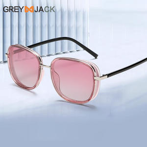 GM แว่นตากันแดดผู้หญิงกรอบ Tr90โลหะ UV400โพลาไรซ์เลนส์สีชมพูแฟชั่นสำหรับขับรถกันแดดคลาส2การป้องกัน - Product Image 5