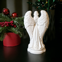 Statue d'ange élégante en plastique, personnalisable en couleur et en taille, décoration d'intérieur pour mariage et nouvel an chinois