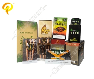 Cán lá hiển thị hộp cá nhân để lại thuốc lá các tông hộp giấy Trung Quốc thực hiện dầu-proof thuốc lá túi hộp - Product Image 2