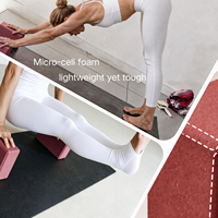 Brique de yoga en mousse EVA, bloc de 50 mm de dureté Shore, équipement de fitness Pilates, 230x150x75mm, 280g, léger, durable, accessoires, logo personnalisé