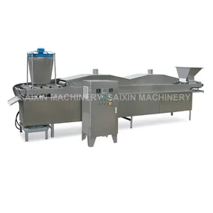 High output multifunctional snack food continuous automatic chicken fryer machine