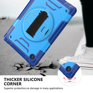 Nouveau design TPU PC hybride Combo 3 couches protecteur de <span class=keywords><strong>tablette</strong></span> pour <span class=keywords><strong>Samsung</strong></span> <span class=keywords><strong>Galaxy</strong></span> <span class=keywords><strong>Tab</strong></span> A8 10.5 2021 X200 X205 étui pare-chocs en caoutchouc - Product Image 4