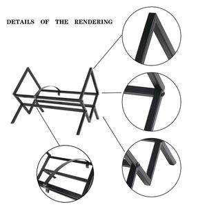Prix usine Noir Métal LP <span class=keywords><strong>Album</strong></span> Étagère De Rangement Moderne <span class=keywords><strong>CD</strong></span> Rack Stand Desktop Record Holder Vinyl Record Racks - Product Image 3