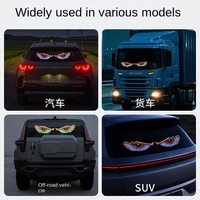 Nouvelle Lampe LED USB Multi-Mode pour Vitre de Camion, Effet Yeux de Diable, Animation de Pare-Brise, Avertissement et Autres Accessoires d'Éclairage Automobile