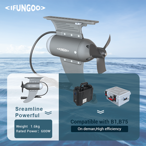 Ifungoo Y01-K 450W Thruster+ Batteria B1 Portatile IP68 Impermeabile Motore Thruster per <span class=keywords><strong>Kayak</strong></span> con Auto-Stop 7 Ore di Autonomia Carico Massimo 250kg - Product Image 5