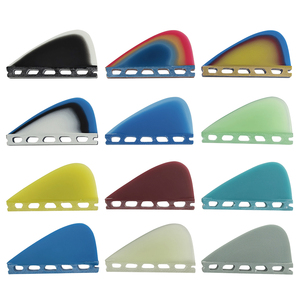 2025 nueva aleta pequeña para centro de Surf tamaño KC(1 unids/set) <span class=keywords><strong>aletas</strong></span> de tabla de surf de fibra de vidrio de Color personalizado para deportes acuáticos - Product Image 2