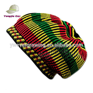 Bonnet Rasta tendance à revers pour dreadlocks, promotionnel et abordable - Product Image 2