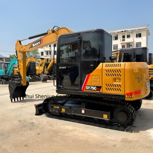 Mini-excavatrice SANY SY75Cpro 80 SY80 SY75 7 tonnes d'occasion à vendre, et mini-excavatrice SANY SY75C 75 75C SY75 neuve à vendre - Product Image 1