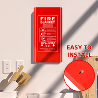 100% couverture anti-feu d'urgence en fibre de verre pour la maison cuisine isolation ignifuge et Protection de survie sécurité anti-incendie