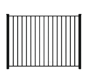 Thép hàng rào palisade cong hàng đầu hình ống hàng rào Vòng palisade hàng rào - Product Image 1