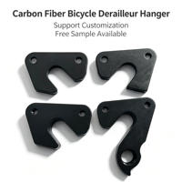 Support de dérailleur de vélo en carbone, personnalisation OEM disponible, échantillon gratuit, support de dérailleur arrière pour cadre de vélo