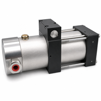 Pompa Penguat Tekanan Tinggi Pneumatik Jingyang A32Q-100 dengan Konstruksi Paduan Aluminium hingga Tekanan Maksimum 35MPa